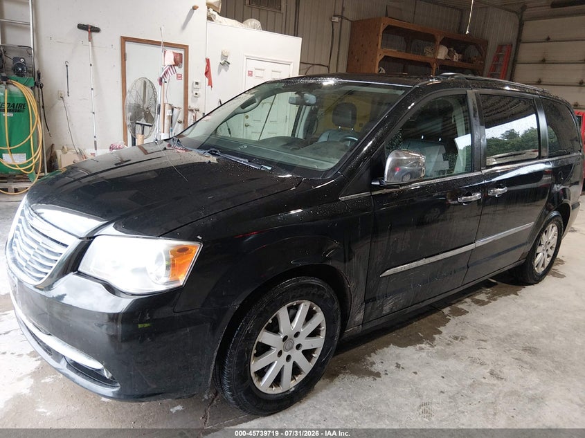 Vin: 2c4rc1cg8cr181727, lot: 46238423, chrysler town & country touring-l 20122