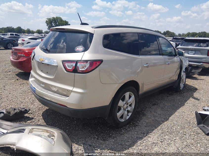 Vin: 1gnkrgkd7hj182123, lot: 46238445, chevrolet traverse lt 20174