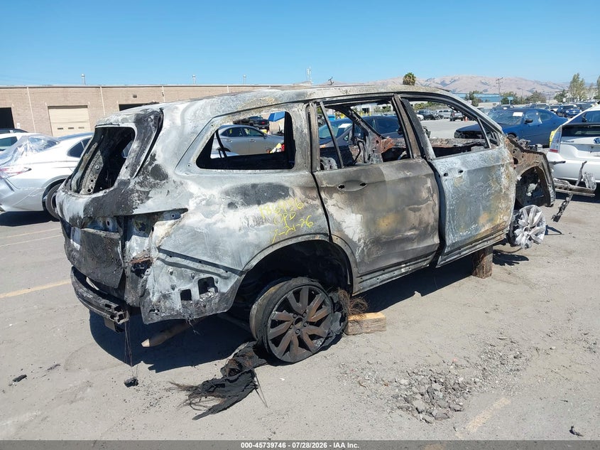 Vin: 5fnyf5h55mb045859, lot: 46238450, honda pilot 2wd ex-l 20214