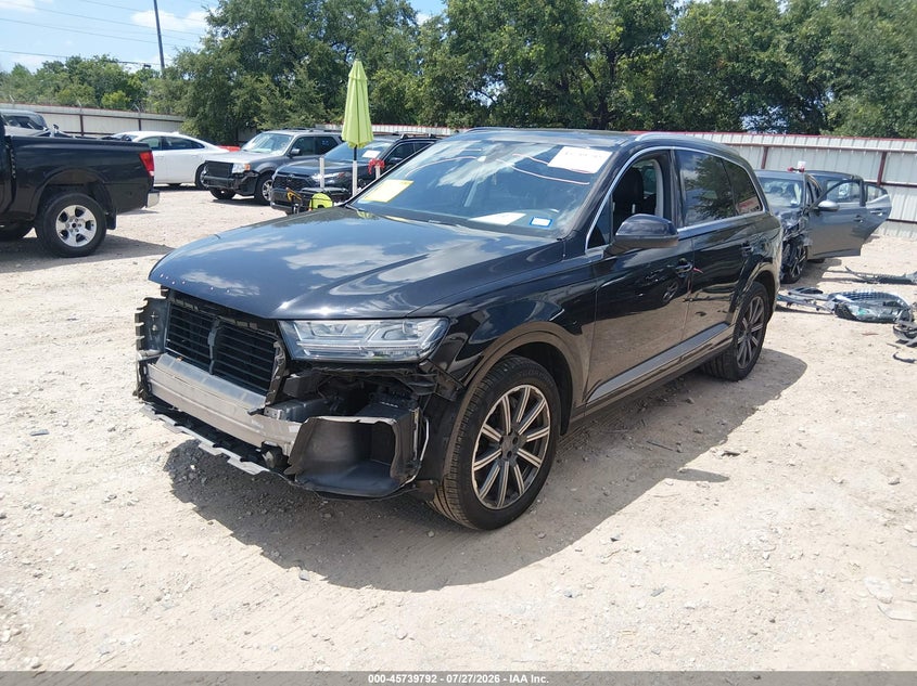 Vin: wa1laaf77hd013962, lot: 46238496, audi q7 3.0t premium 20172