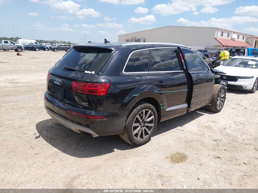 Vin: wa1laaf77hd013962, lot: 46238496, audi q7 3.0t premium 20174