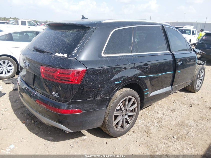 Vin: wa1laaf77hd013962, lot: 46238496, audi q7 3.0t premium 20174
