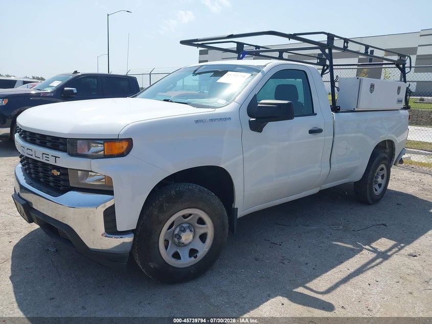 Vin: 3gcnwaef3mg313990, lot: 46238498, chevrolet silverado 1500 2wd  long bed wt 20212