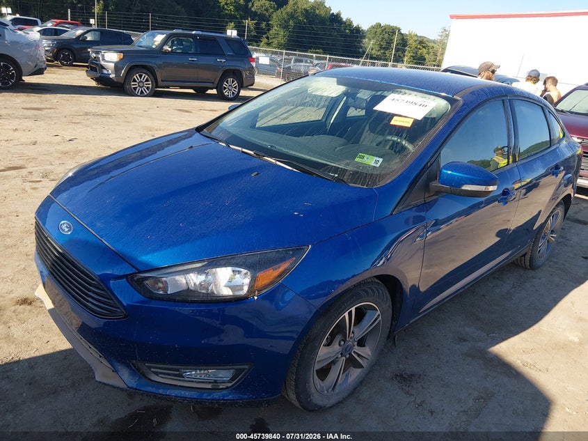 Vin: 1fadp3fe8jl203127, lot: 46238544, ford focus se 20182