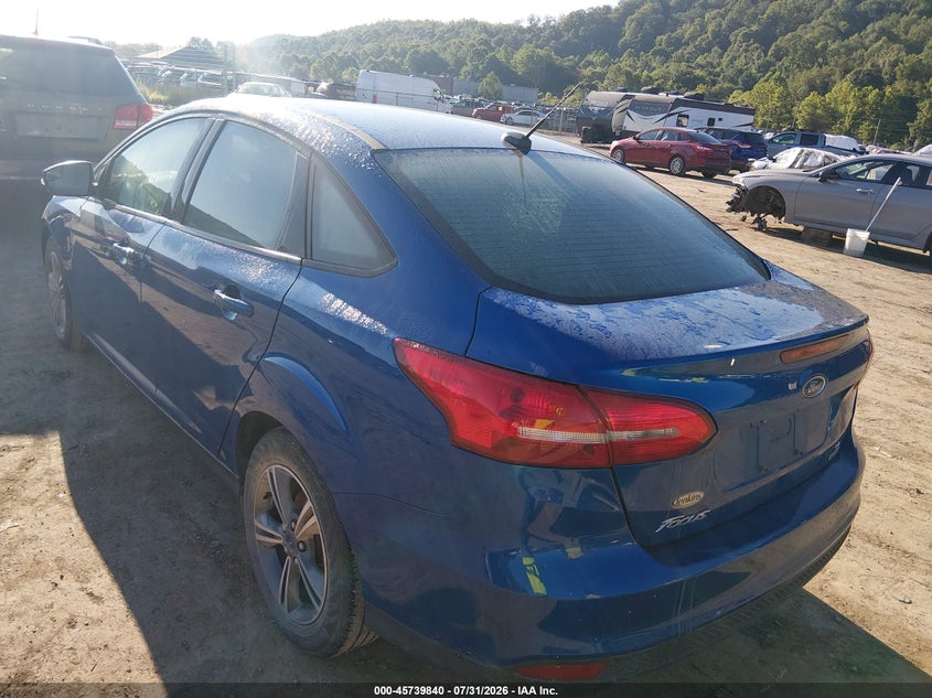 Vin: 1fadp3fe8jl203127, lot: 46238544, ford focus se 20183