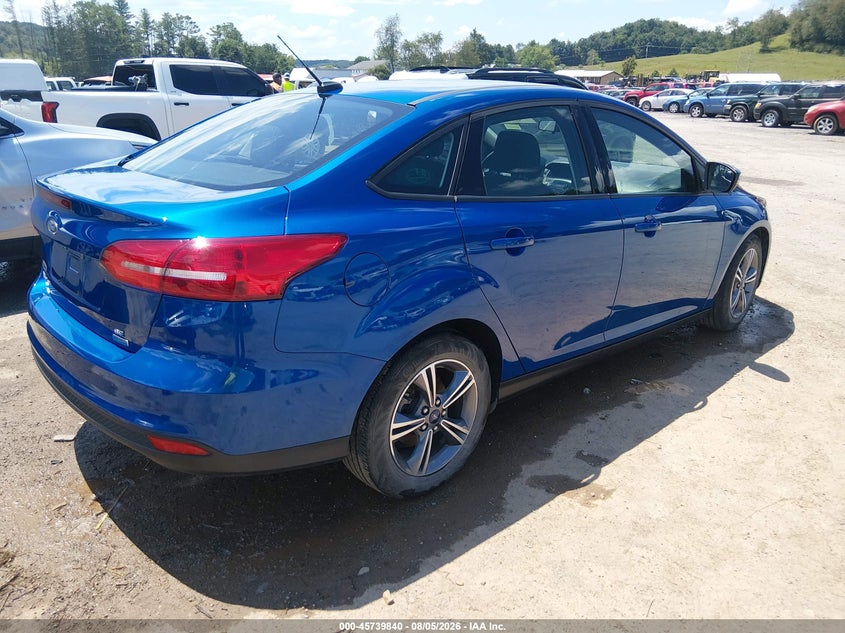 Vin: 1fadp3fe8jl203127, lot: 46238544, ford focus se 20184