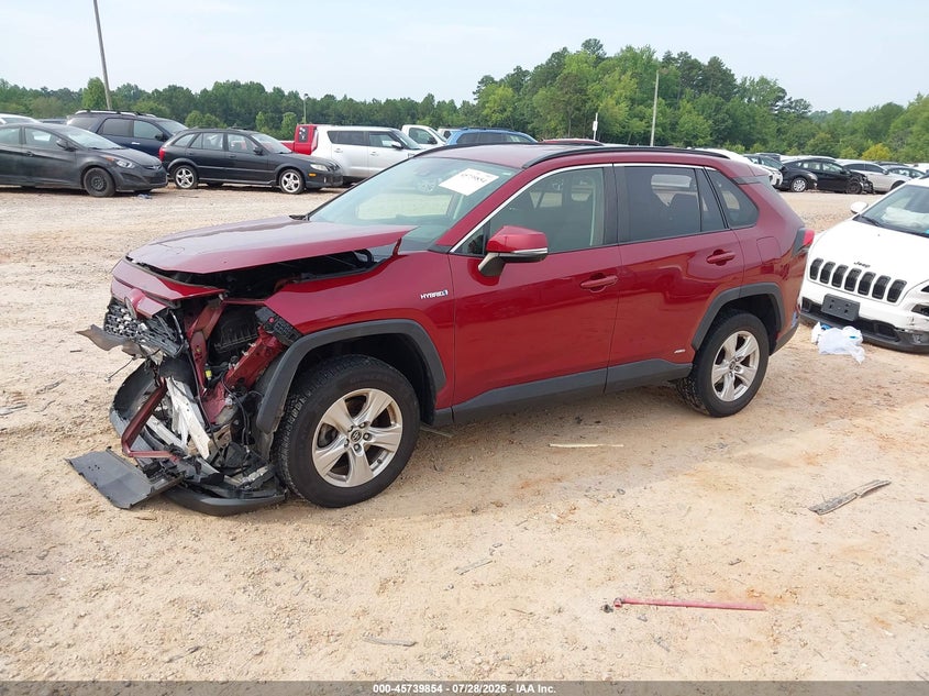 Vin: jtmmwrfv8kd034920, lot: 46238558, toyota rav4 hybrid le 20192