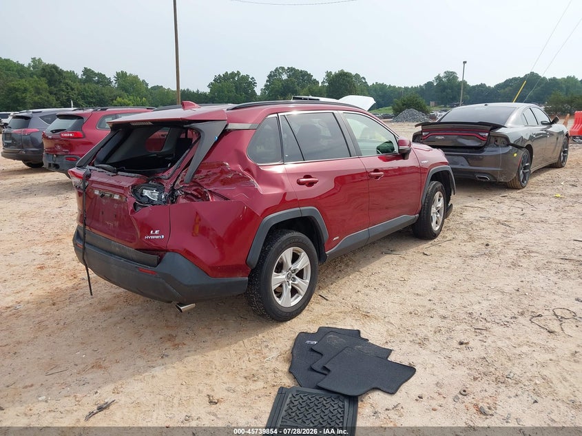 Vin: jtmmwrfv8kd034920, lot: 46238558, toyota rav4 hybrid le 20194