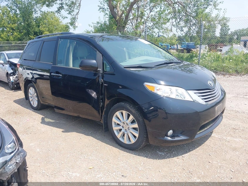 Vin: 5tddz3dc8hs186151, lot: 46238572, toyota sienna xle 7 passenger 2017 img_1