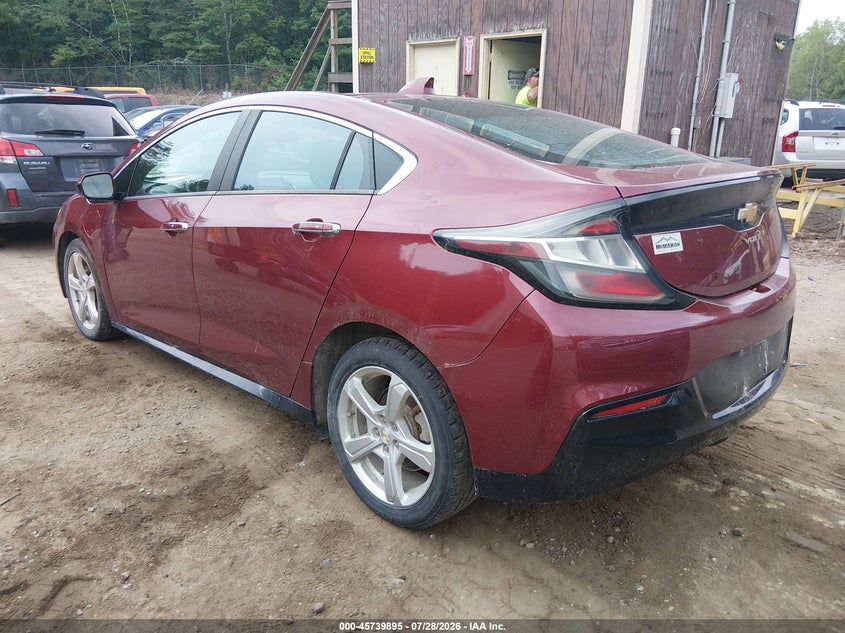Vin: 1g1rc6s57gu137989, lot: 46238599, chevrolet volt lt 20163