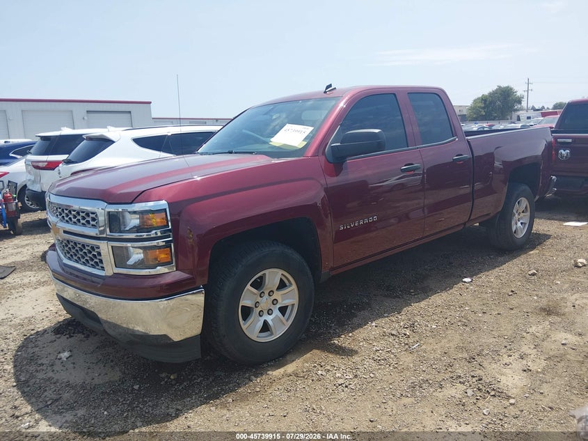 Vin: 1gcrcrec6ez193327, lot: 46238619, chevrolet silverado 1500 lt 20142