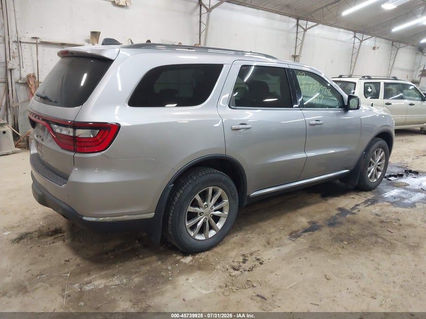 Vin: 1c4rdjag1hc651158, lot: 46238632, dodge durango sxt awd 20174