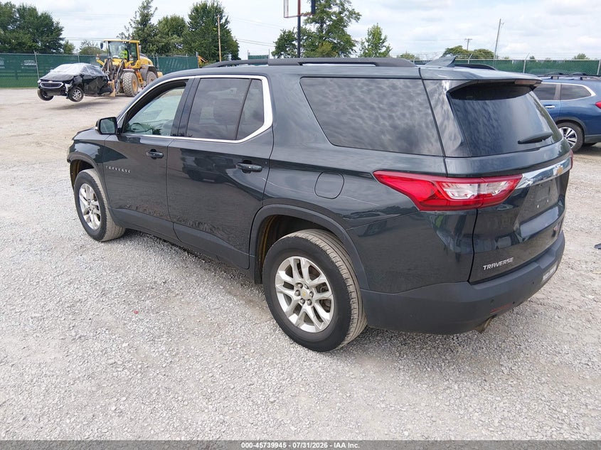Vin: 1gnergkw6kj317629, lot: 46238648, chevrolet traverse 1lt 20193