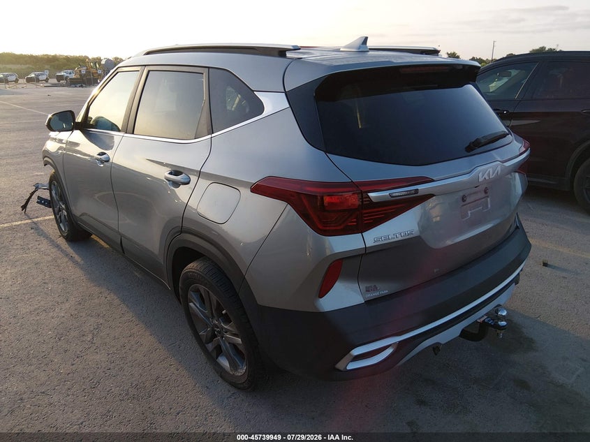 Vin: kndeu2aa9p7423237, lot: 46238653, kia seltos s 20233