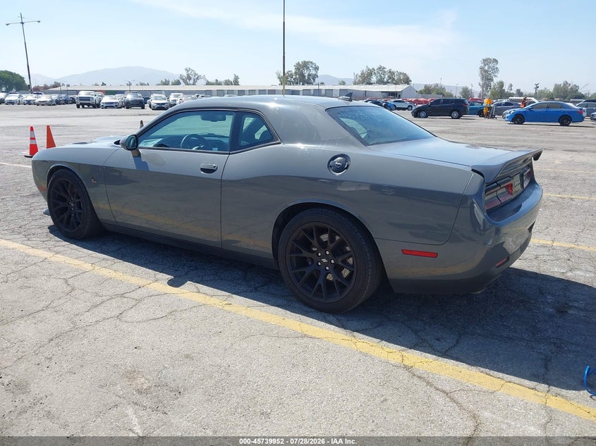 Vin: 2c3cdzfj9kh574816, lot: 46238656, dodge challenger r/t scat pack 20193