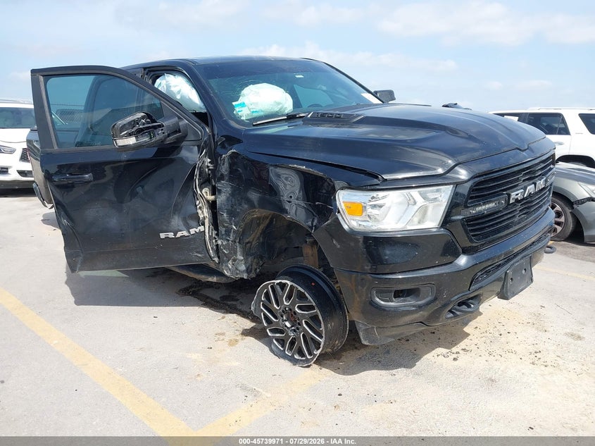 Vin: 1c6srfft3kn654667, lot: 46238675, ram 1500 big horn/lone star  4x4 5'7 box 2019 img_1