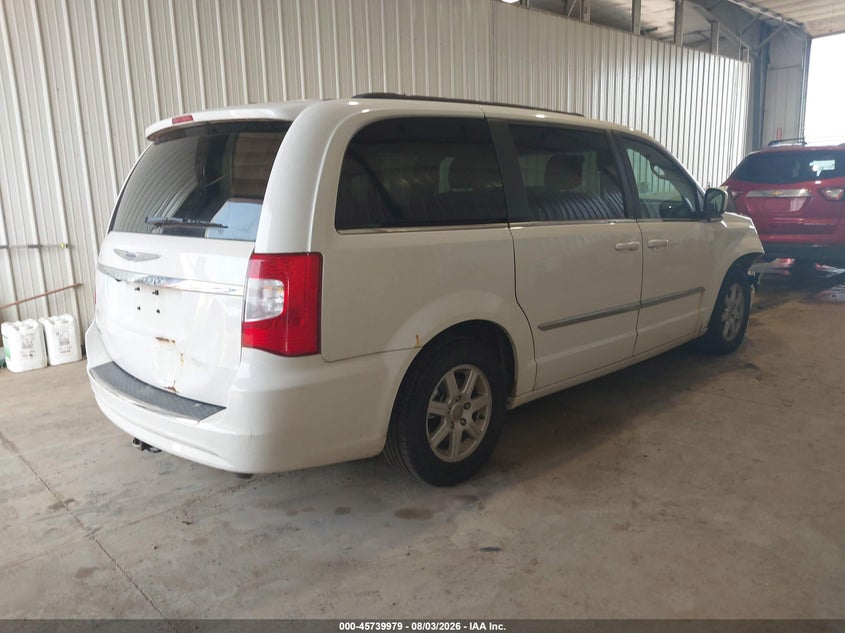 Vin: 2a4rr5dg7br675087, lot: 46238683, chrysler town & country touring 20114