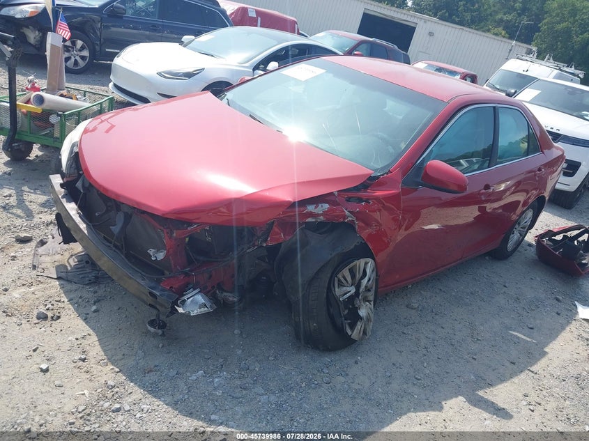 Vin: 4t1bf1fk2eu738089, lot: 46238690, toyota camry l 20142