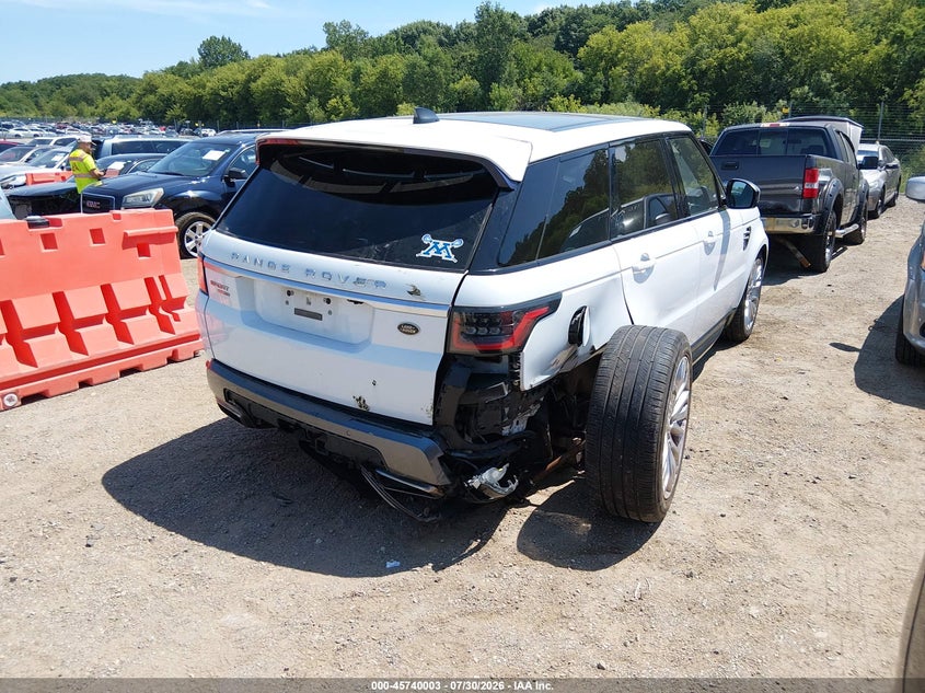 Vin: salwr2rv8ka827647, lot: 46238707, land rover range rover sport hse 20194
