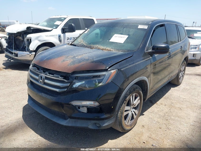 Vin: 5fnyf5h51hb028448, lot: 46238741, honda pilot ex-l 20172