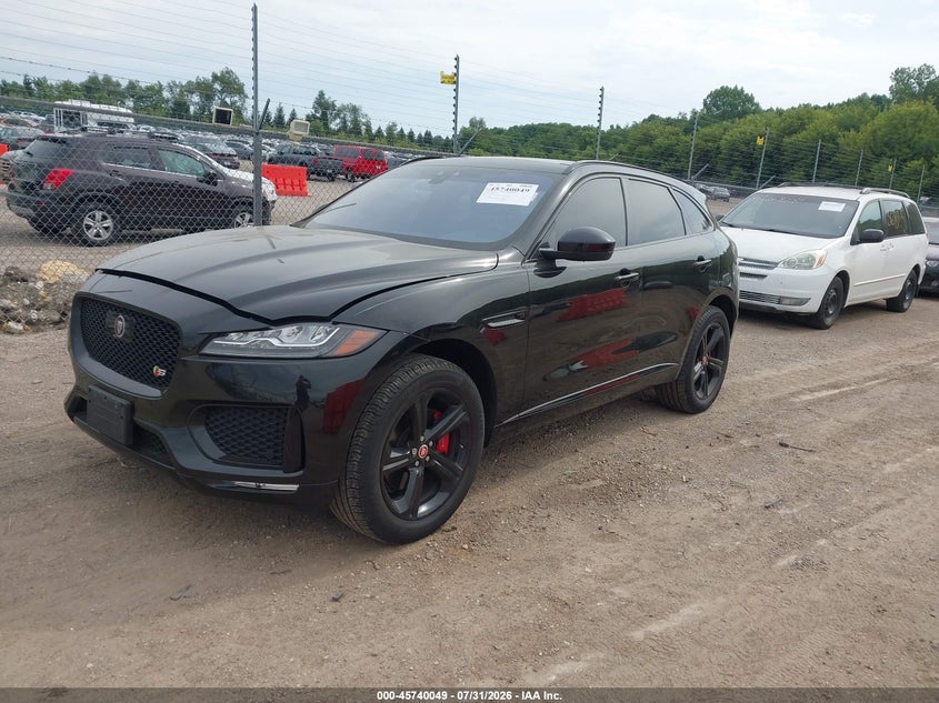 Vin: sadcm2fv6la659672, lot: 46238753, jaguar f-pace s p380 awd automatic 20202