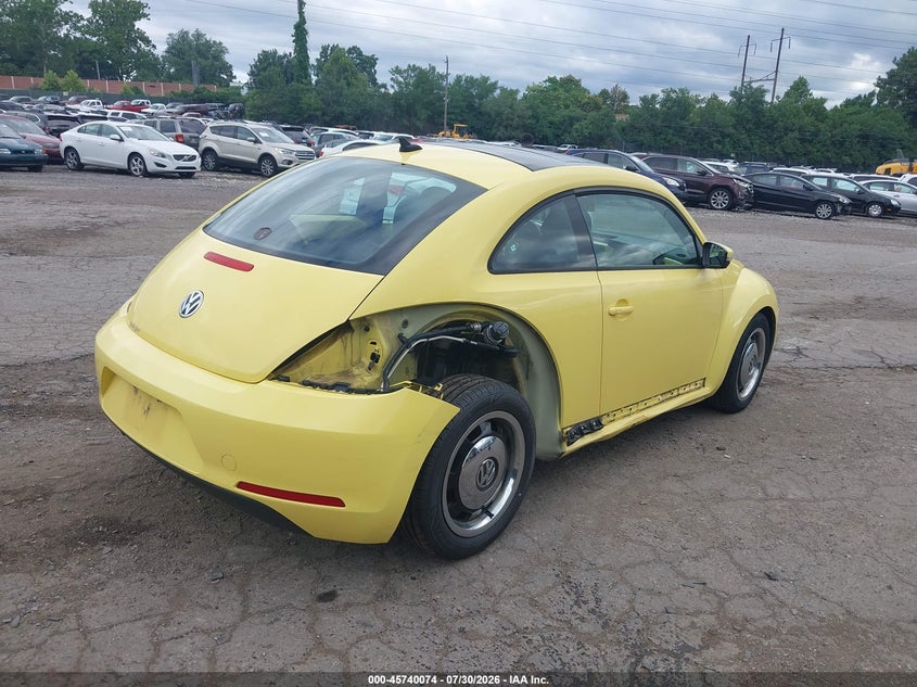 Vin: 3vwjp7at5dm647740, lot: 46238778, volkswagen beetle 2.5l 20134