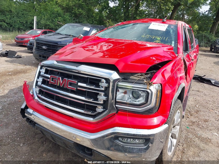 Vin: 3gtu2nec4jg129867, lot: 46238815, gmc sierra 1500 slt 20182