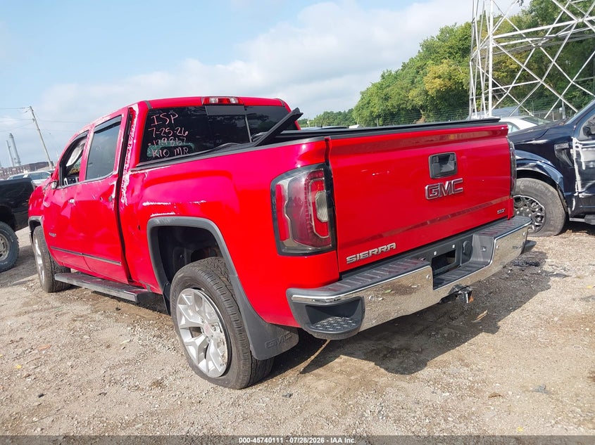 Vin: 3gtu2nec4jg129867, lot: 46238815, gmc sierra 1500 slt 20183