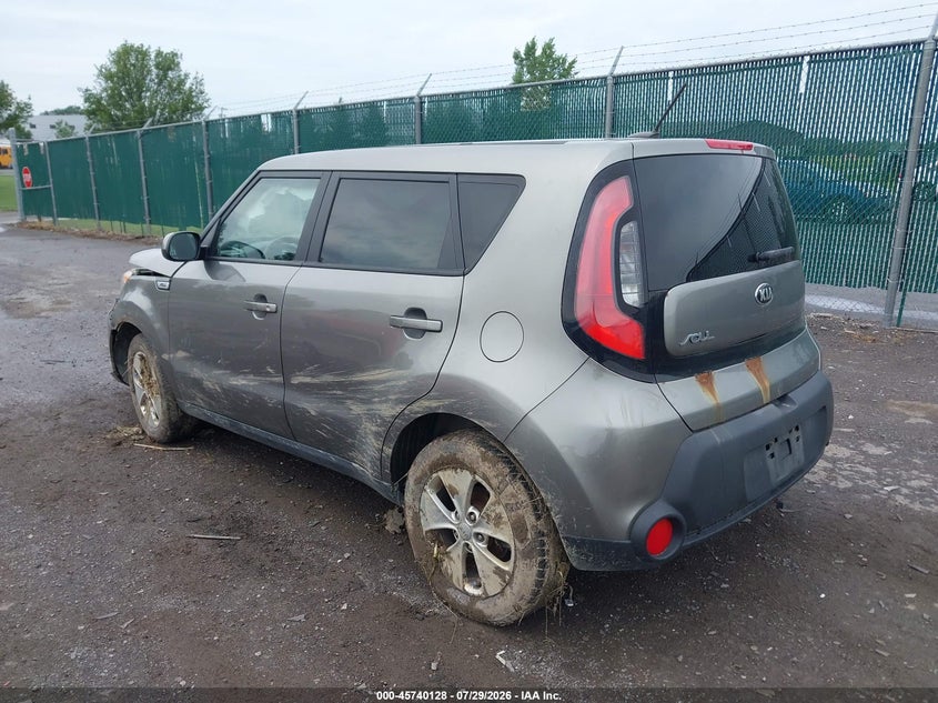Vin: kndjn2a21f7119189, lot: 46238832, kia soul 20153