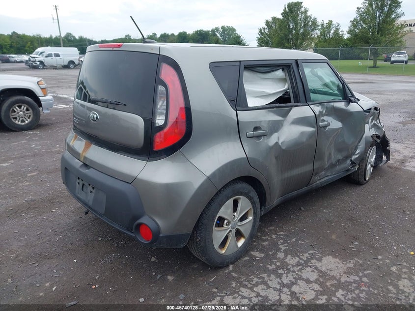 Vin: kndjn2a21f7119189, lot: 46238832, kia soul 20154