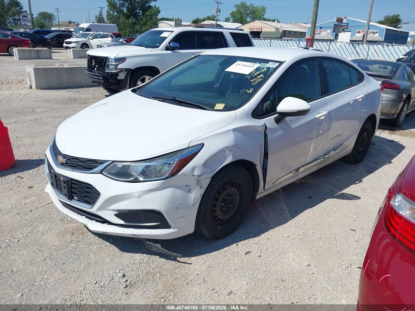 Vin: 1g1bc5smxj7234113, lot: 46238869, chevrolet cruze ls auto 20182
