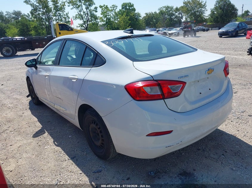 Vin: 1g1bc5smxj7234113, lot: 46238869, chevrolet cruze ls auto 20183