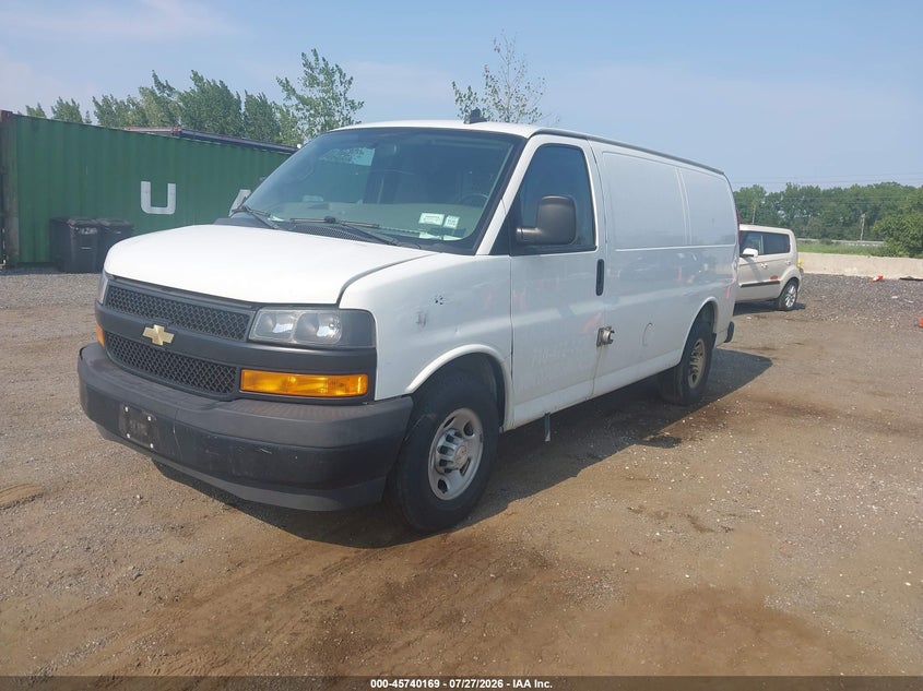 Vin: 1gcwgafg6k1339309, lot: 46238873, chevrolet express 2500 work van 20192