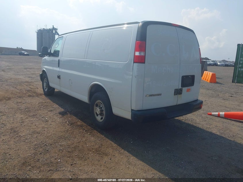 Vin: 1gcwgafg6k1339309, lot: 46238873, chevrolet express 2500 work van 20193