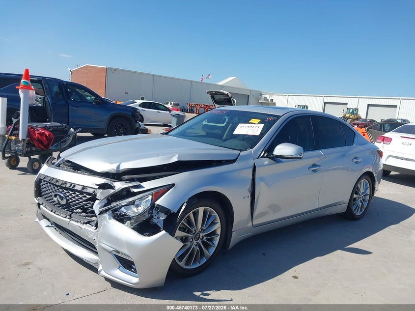Vin: jn1ev7ap5km543256, lot: 46238876, infiniti q50 3.0t luxe 20192