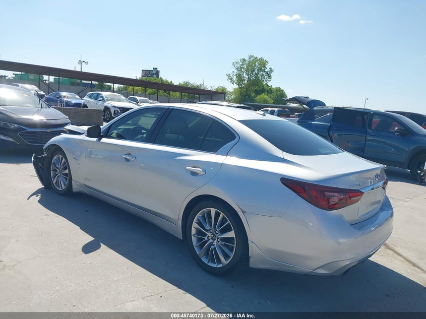 Vin: jn1ev7ap5km543256, lot: 46238876, infiniti q50 3.0t luxe 20193