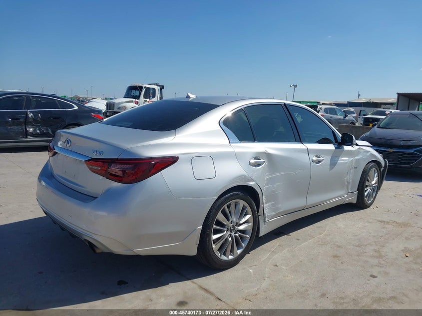 Vin: jn1ev7ap5km543256, lot: 46238876, infiniti q50 3.0t luxe 20194
