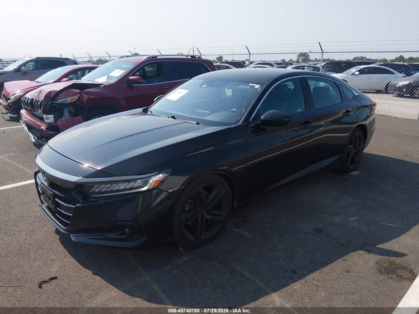 Vin: 1hgcv1f34na045550, lot: 46238884, honda accord sport 20222