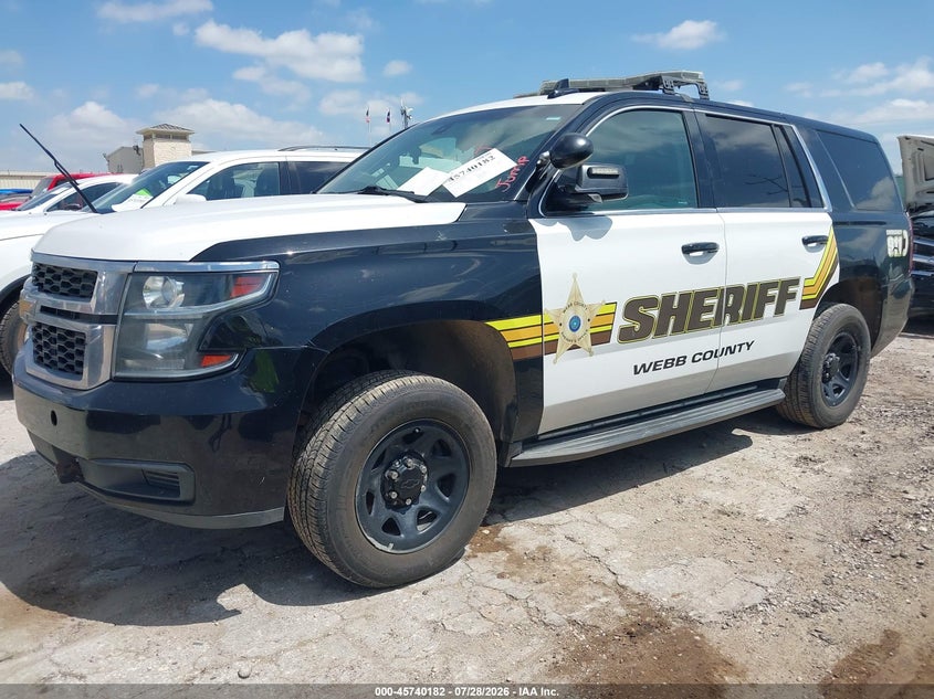 Vin: 1gnlcdec2kr232359, lot: 46238886, chevrolet tahoe commercial fleet 20192
