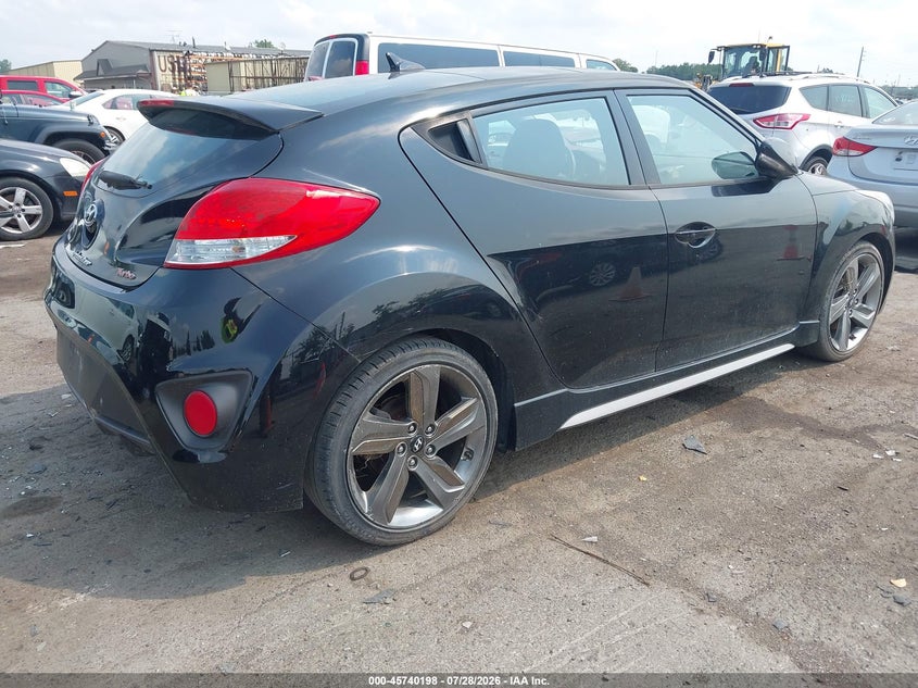 Vin: kmhtc6ae7fu222162, lot: 46238902, hyundai veloster turbo 20154