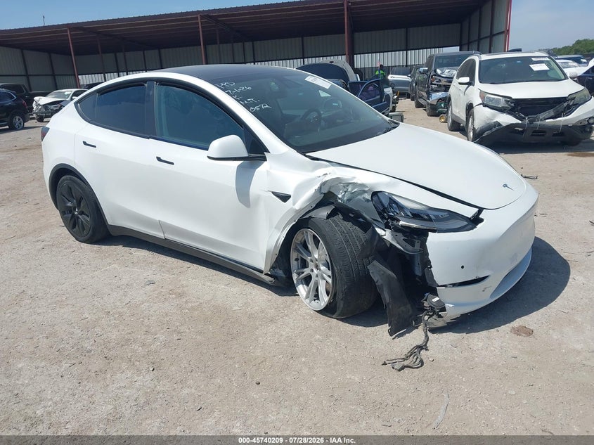 Vin: 7saygdee2nf320572, lot: 46238913, tesla model y long range dual motor all-wheel drive 2022 img_1
