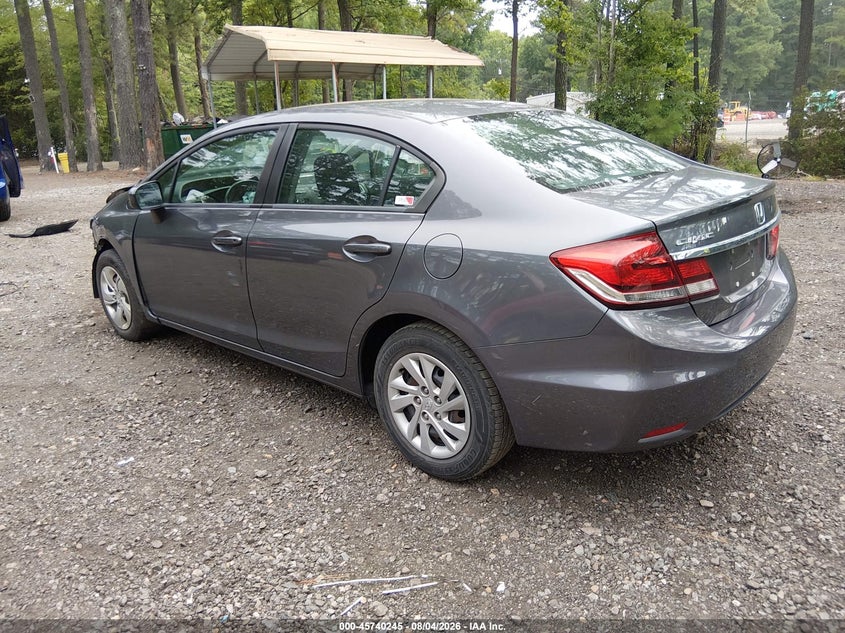 Vin: 2hgfb2f57eh536659, lot: 46238949, honda civic lx 20143