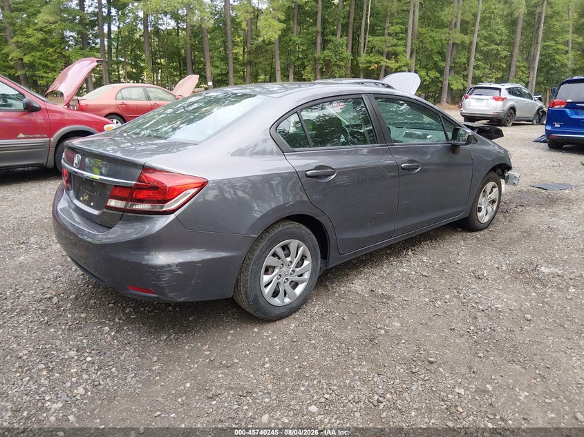 Vin: 2hgfb2f57eh536659, lot: 46238949, honda civic lx 20144