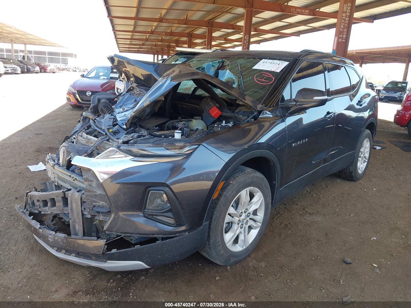 Vin: 3gnkbhr48ns164742, lot: 46238951, chevrolet blazer awd 2lt 20222