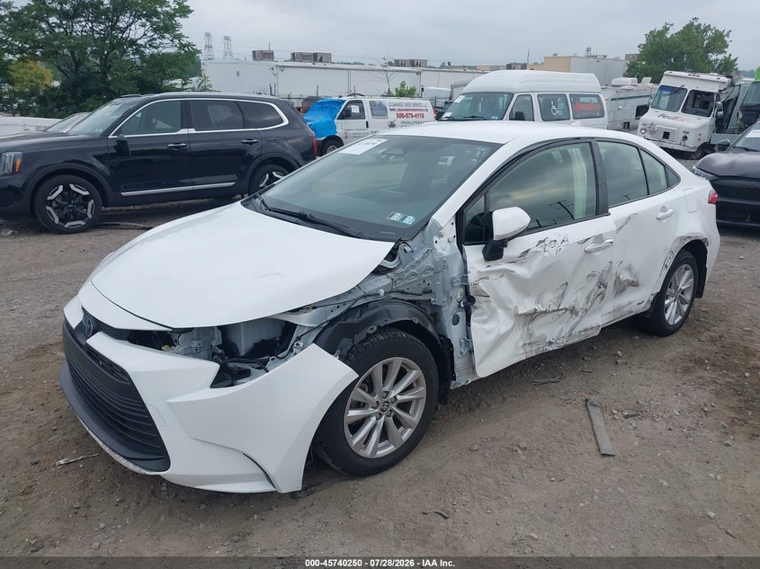 Vin: jtdbdmhe3p3000779, lot: 46238954, toyota corolla hybrid le 20232