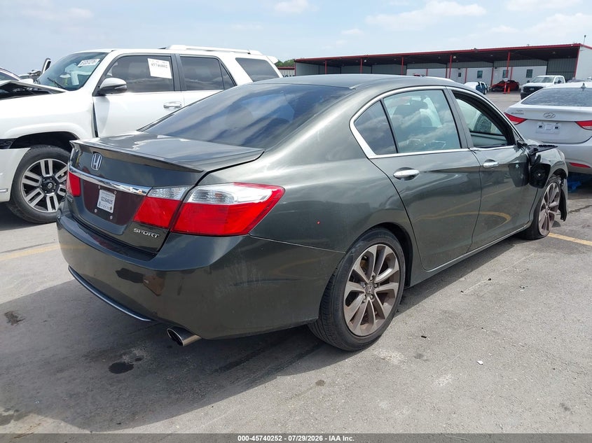 Vin: 1hgcr2f52ea143990, lot: 46238956, honda accord sport 20144