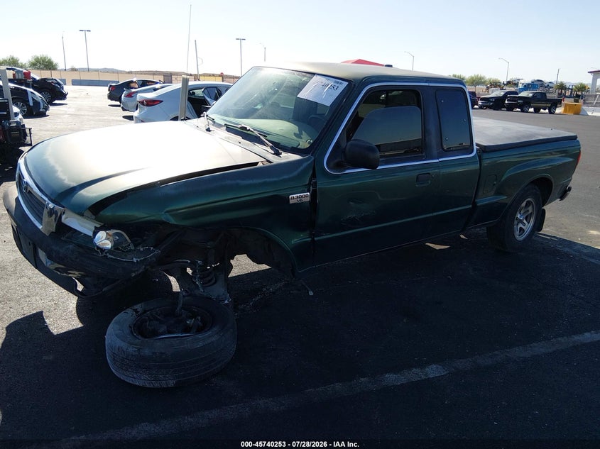 1999 Mazda B-series, Front & Rear, IAAI, VIN 4F4YR16V7XTM05709 — photo 2