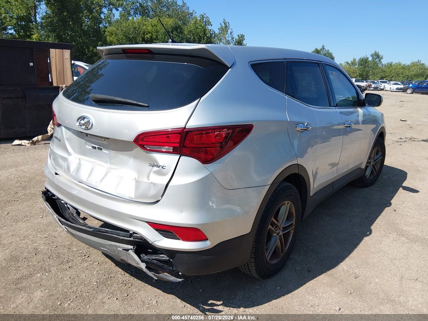 Vin: 5xyzt3lbxjg562674, lot: 46238960, hyundai santa fe sport 2.4l 20184