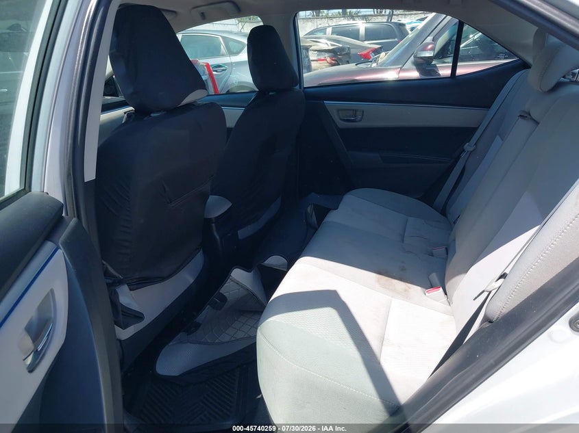 2015 TOYOTA COROLLA SEDAN 1.8L I-4 DOHC, VVT, 132HP