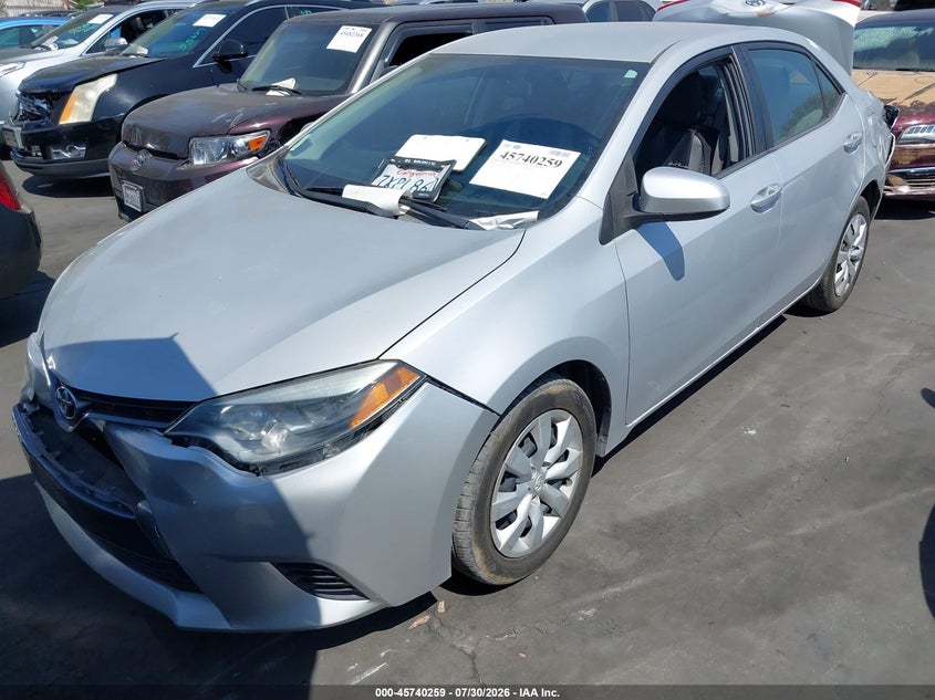 Vin: 2t1burhe7fc417387, lot: 46238964, toyota corolla l/le/le pls/prm/s/s pls 20152